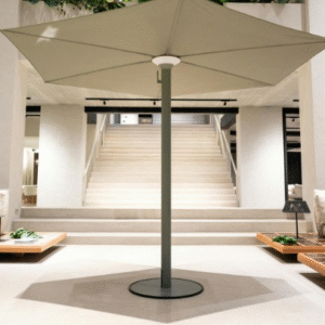 Ruimtebesparende Tuinparasol 1+1 GRATIS ACTIE (ZOLANG DE VOORRAAD STREKT)