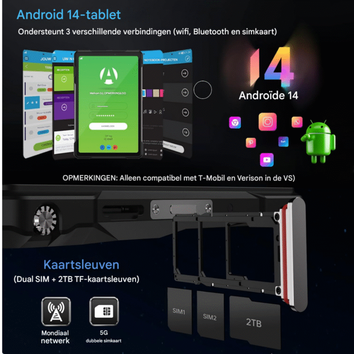 8849 Tank Pad Android 14 Tablet - Afbeelding 9