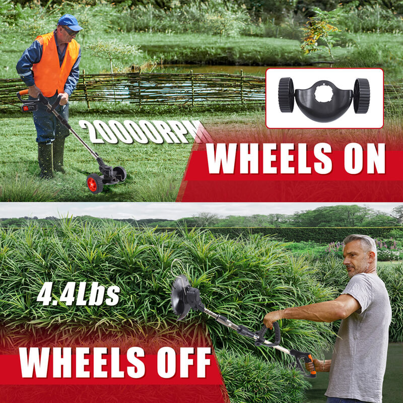 3-in-1 Akku-Gras-Trimmer - Afbeelding 4